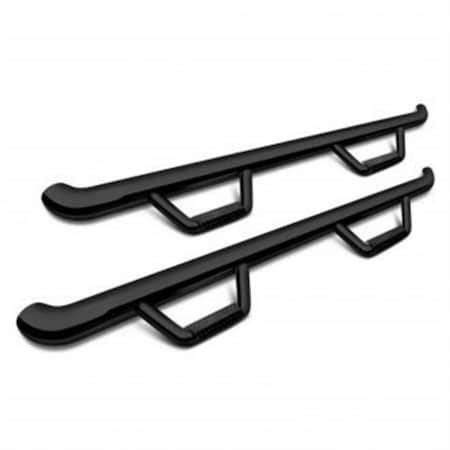 N-Fab 16-17 TACOMA DOUBLE CAB 5FT OR 6FT BED W2W NERF STEP-BLACK POWDER COAT T1678CC